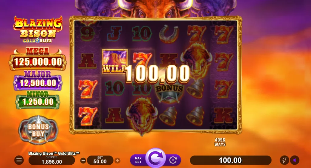 Blazing Bison Gold Blitz slot